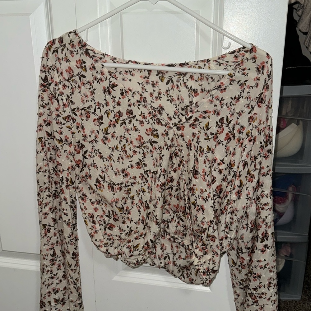 dry goods long sleeve flowy top